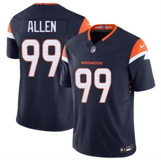 Men's Denver Broncos #99 Zach Allen Navy 2024 F.U.S.E. Alternate Vapor Limited Football Stitched Jersey