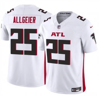 Men's Atlanta Falcons #25 Tyler Allgeier White 2024 F.U.S.E. Vapor Untouchable Limited Football Stitched Jersey