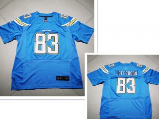 Mens San Diego Chargers #83 John Jefferson Light Blue Nike Elite jerseys