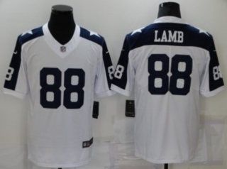 Men's Dallas Cowboys #88 CeeDee Lamb White Thanksgiving 2020 NEW Vapor Untouchable Stitched NFL Nike Limited Jersey