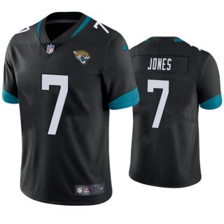 Men's Jacksonville Jaguars #7 Zay Jones Black Vapor Untouchable Limited Stitched Jersey