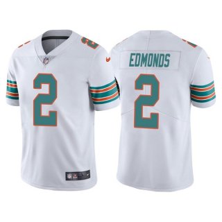 Men's Miami Dolphins #2 Chase Edmonds White Color Rush Limited Stitched Football Jersey