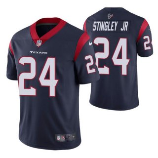 Men's Houston Texans #24 Derek Stingley Jr. Navy Vapor Untouchable Limited Stitched Jersey