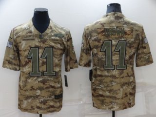 Men's Philadelphia Eagles #11 A. J. Brown Nike Camo 2018 Salute to Service Stitched NFL Limited Jersey