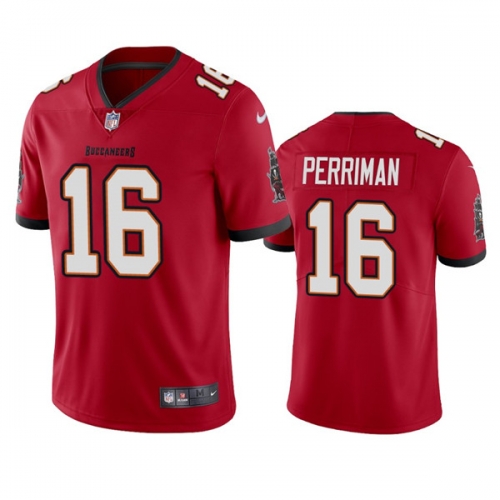 Men's Tampa Bay Buccaneers #16 Breshad Perriman Red Vapor Untouchable Limited Stitched Jersey