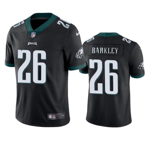 Men's Philadelphia Eagles #26 Saquon Barkley Black Vapor Untouchable Limited Football Stitched Jersey