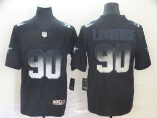 Nike Cowboys 90 DeMarcus Lawrence Black Arch Smoke Vapor Untouchable Limited Jersey