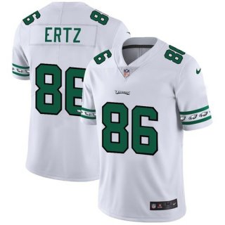 Philadelphia Eagles #86 Zach Ertz Nike White Team Logo Vapor Limited NFL Jersey