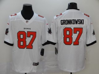 Men's Tampa Bay Buccaneers #87 Rob Gronkowski White 2020 NEW Vapor Untouchable Stitched NFL Nike Limited Jersey