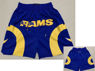 Men's Los Angeles Rams Royal Blue Just Don Shorts