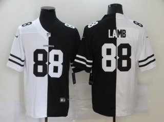 Men's Dallas Cowboys #88 CeeDee Lamb White Black Peaceful Coexisting 2020 Vapor Untouchable Stitched NFL Nike Limited Jersey