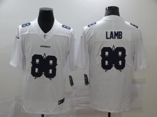 Men's Dallas Cowboys #88 CeeDee Lamb White 2020 Shadow Logo Vapor Untouchable Stitched NFL Nike Limited Jersey