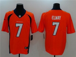 Men's Denver Broncos #7 John Elway Orange 2017 Vapor Untouchable Stitched NFL Nike Limited Jersey