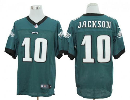 Size 60 4XL-DeSean Jackson Philadelphia Eagles #10 Green Stitched Nike Elite NFL Jerseys