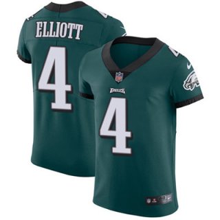 Men's Nike Philadelphia Eagles #4 Jake Elliott Midnight Green Team Color Stitched NFL Vapor Untouchable Elite Jersey