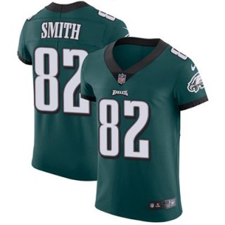 Men's Nike Philadelphia Eagles #82 Torrey Smith Midnight Green Team Color Stitched NFL Vapor Untouchable Elite Jersey