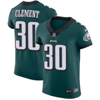 Men's Nike Philadelphia Eagles #30 Corey Clement Midnight Green Team Color Stitched NFL Vapor Untouchable Elite Jersey