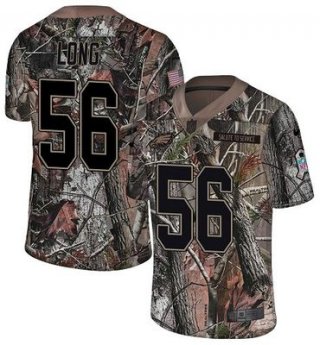 Nike Eagles #56 Chris Long Camo Men's Stitched NFL Limited Rush Realtree Jersey