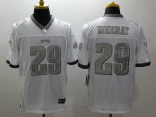 Men's Philadelphia Eagles #29 DeMarco Murray White Platinum NFL Nike Limited Jersey