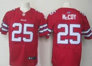 Men's Buffalo Bills #25 LeSean McCoy Red 2015 NFL Nike Elite Jersey