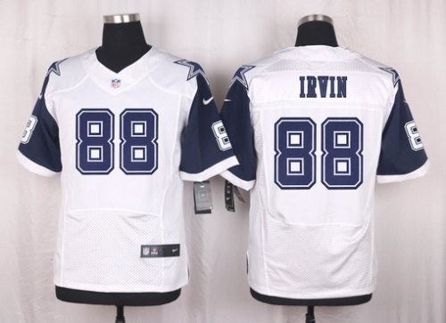 Men's Dallas Cowboys #88 Michael Irvin Nike White Color Rush 2015 NFL Elite Jersey