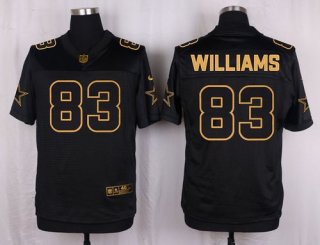 Nike Cowboys #83 Terrance Williams Black Men's Stitched NFL Elite Pro Line Gold Collection Jersey