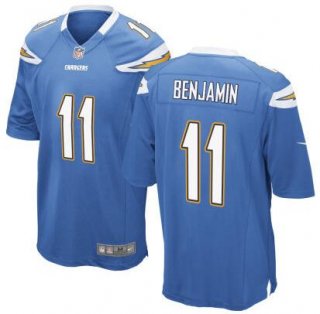 Men's San Diego Chargers #11 Travis Benjamin Light Blue Alternate NFL Nike Elite Jersey