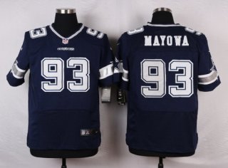 Men's Dallas Cowboys #93 Benson Mayowa Navy Blue Team Color NFL Nike Elite Jersey