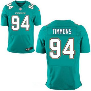 Men's Miami Dolphins #94 Lawrence Timmons Green Team Color Stitched NFL Nike Elite Jersey