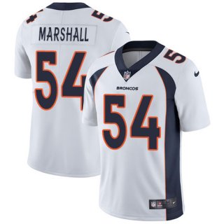 Nike Denver Broncos #54 Brandon Marshall White Men's Stitched NFL Vapor Untouchable Limited Jersey