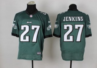 Nike Philadelphia Eagles #27 Malcolm Jenkins Dark Green Elite Jersey