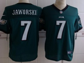 Nike Philadelphia Eagles #7 Ron Jaworski Dark Green Elite Jersey