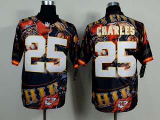 Nike Kansas City Chiefs #25 Jamaal Charles 2014 Fanatic Fashion Elite Jersey