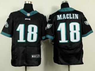 Nike Philadelphia Eagles #18 Jeremy Maclin 2014 Black Elite Jersey