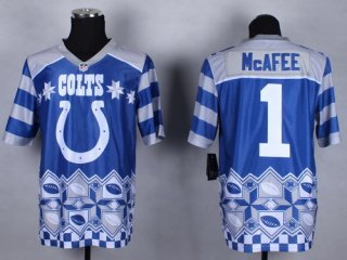 Nike Indianapolis Colts #1 Pat McAfee 2015 Noble Fashion Elite Jersey