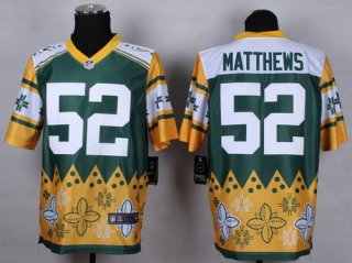 Nike Green Bay Packers #52 Clay Matthews 2015 Noble Fashion Elite Jersey