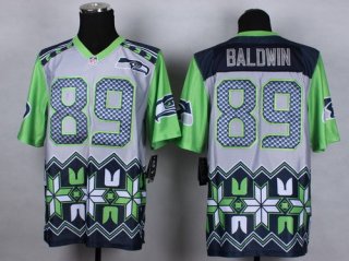 Nike Seattle Seahawks #89 Doug Baldwin 2015 Noble Fashion Elite Jersey