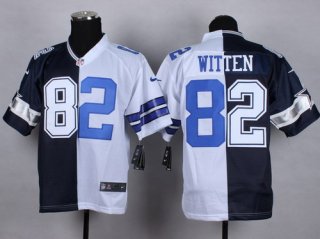 Nike Dallas Cowboys #82 Jason Witten Blue/White Two Tone Elite Jersey