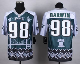 Nike Philadelphia Eagles #98 Connor Barwin 2015 Noble Fashion Elite Jersey