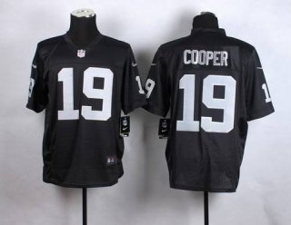 Men's Oakland Raiders #19 Amari Cooper Nike Black Elite Jersey