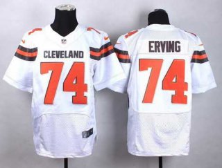 Nike Cleveland Browns #74 Cameron Erving 2015 White Elite Jersey