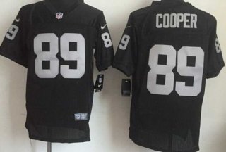 Nike Oakland Raiders #89 Amari Cooper Black Elite Jersey