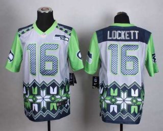 Men's Seattle Seahawks #16 Tyler Lockett 2015 Nike Noble Fashion Elite Jersey