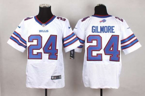 Men's Buffalo Bills #24 Stephon Gilmore 2013 Nike White Elite Jersey