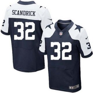 Men's Dallas Cowboys #32 Orlando Scandrick Navy Blue Thanksgiving Alternate NFL Nike Elite Jersey