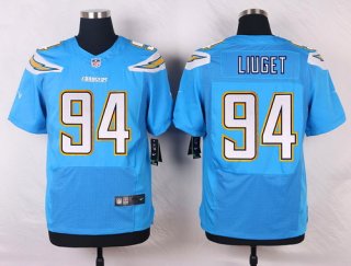 Nike San Diego Chargers #94 Corey Liuget Light Blue Alternate NFL Nike Elite Jersey