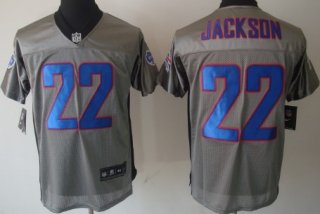 Nike Buffalo Bills #22 Fred Jackson Gray Shadow Elite Jersey