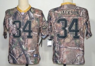 Nike Oakland Raiders #34 Bo Jackson Realtree Camo Elite Jersey