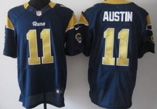 Nike St. Louis Rams #11 Tavon Austin Navy Blue Elite Jersey