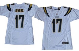 Nike San Diego Chargers #17 Philip Rivers 2013 White Elite Jersey